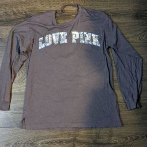 Victoria secret pink long sleeve open back